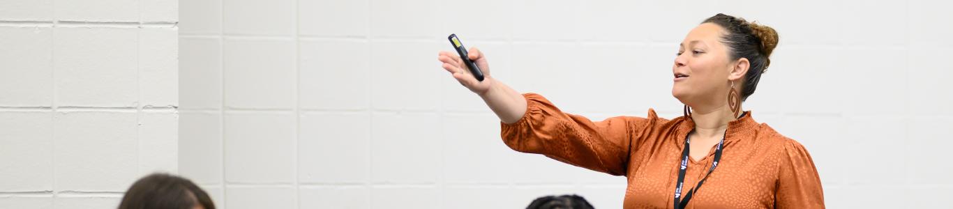 2025 presenter gives his presentation