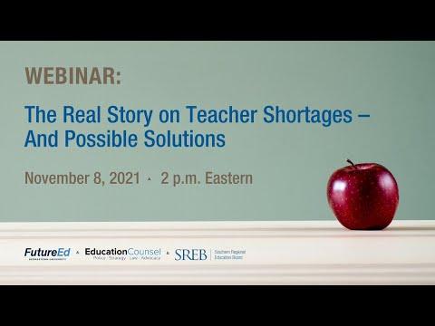WHAT WE KNOW ABOUT TEACHER SHORTAGES — AND HOW STATES, DISTRICTS CAN RESPOND 