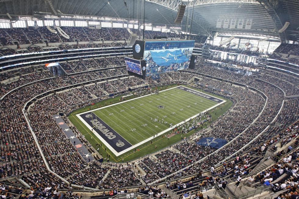 Inside AT&T Stadium, home of the Dallas Cowboys