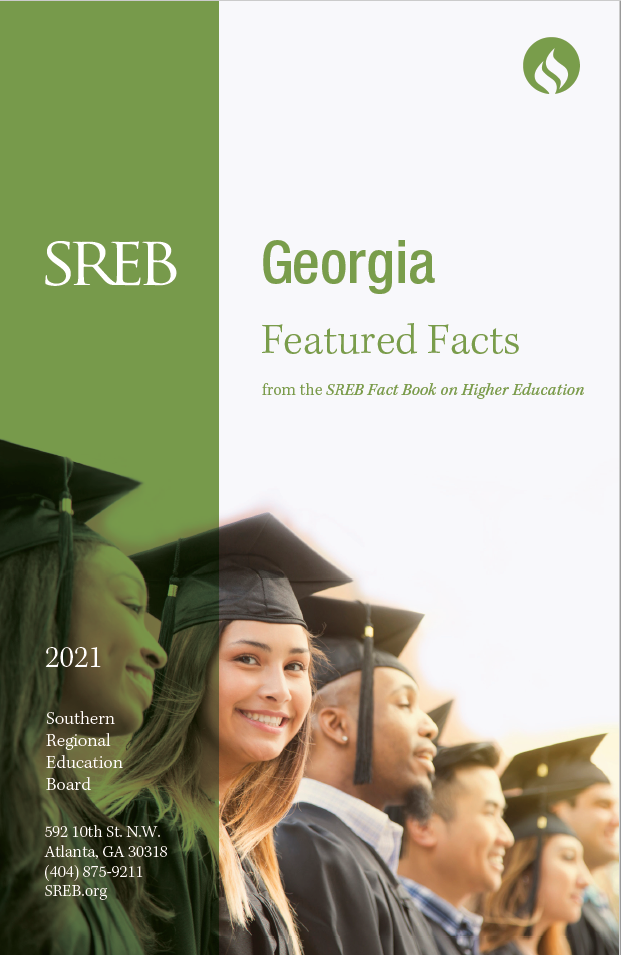 Georgia Featured Facts from the SREB Fact Book on Higher Education. 2019