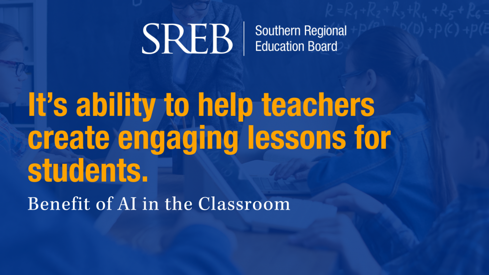 A pro of AI: It's ability to help teachers create engaging lessons for students.