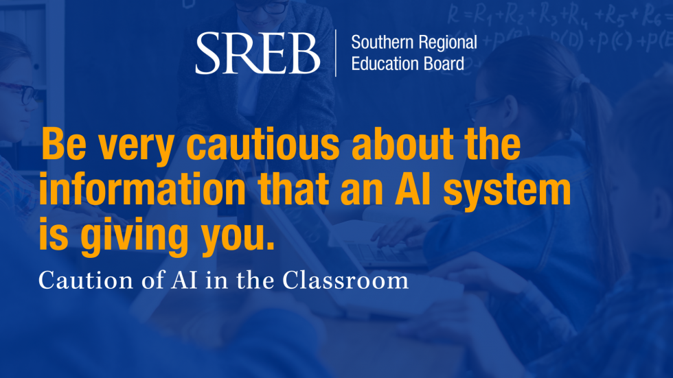 An AI warning: Be very cautious about the information that an AI system is giving you.
