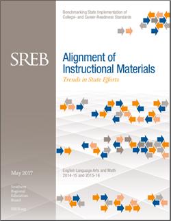 Report cover: Alignment of Instructional Materials: Trends in State Efforts,