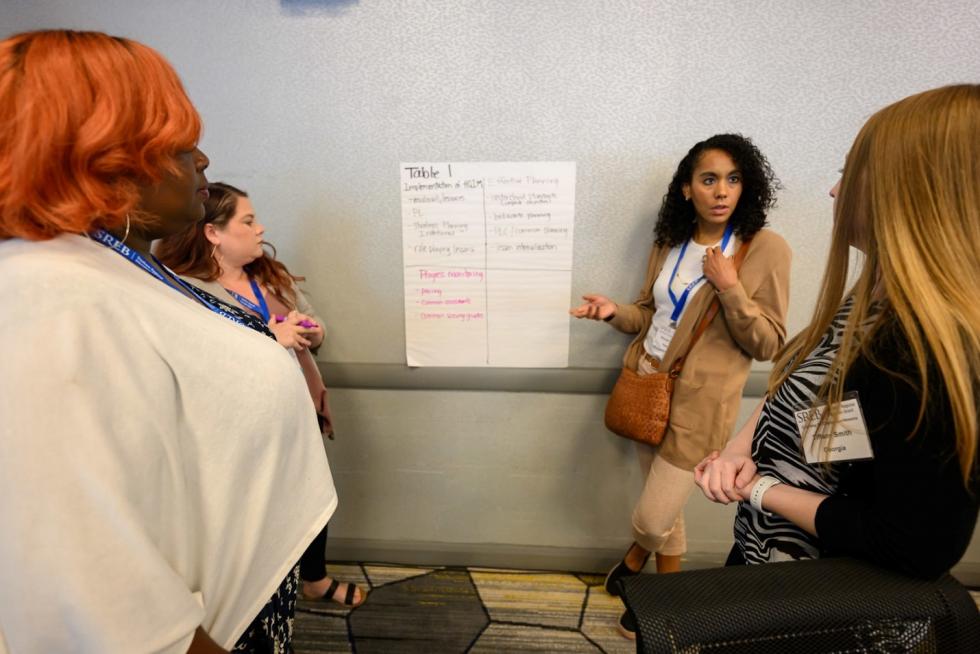 People participating in the conference.