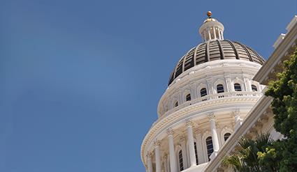 A picture of a state capitol