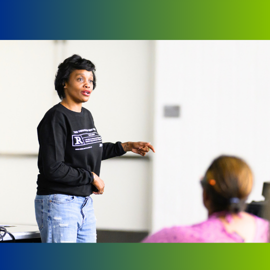 Shree Walker during her session.