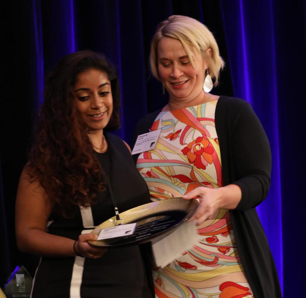 SREB scholar Hersheda Patel and Dr. Stephanie McClure