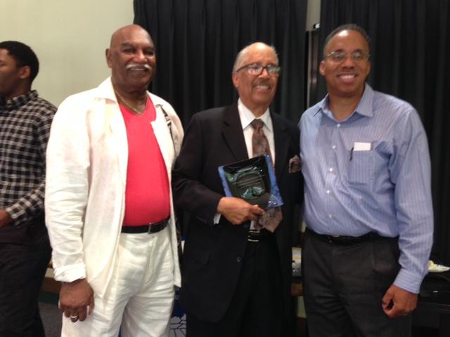 Dr. Bob Belle, associate director of the Doctoral Scholars Program, Dr. Walt Jacobs and Dr. Ansley Abraham, program director. 