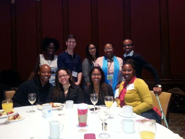 Mr. Jackson and other Louisiana scholars attending the 2014 Institute on Teaching and Mentoring