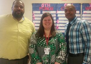 Three Minor Middle School administrators