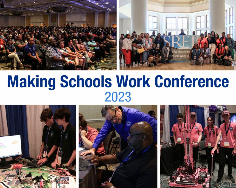 Images with highlights from the 2023 Making Schools Work Conference