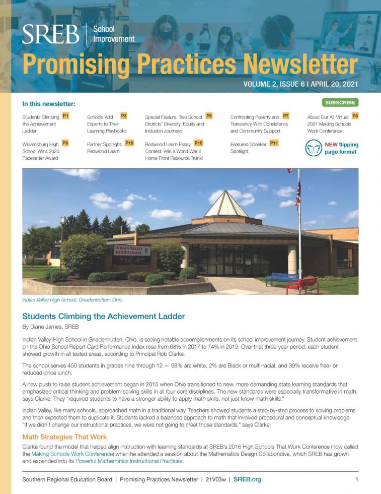 cover photo of newsletter