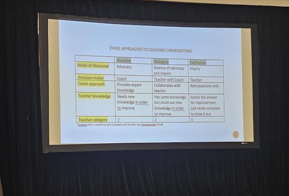 The three categories of teachers and the types of instructions that work best for each group. 