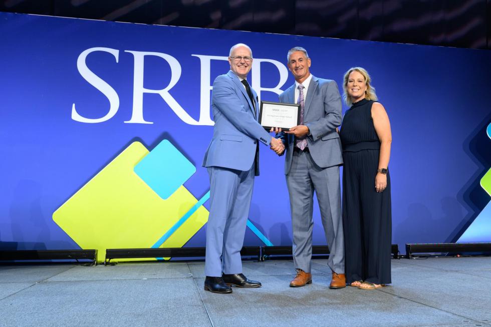 Winners at the 2025 conference accept their award
