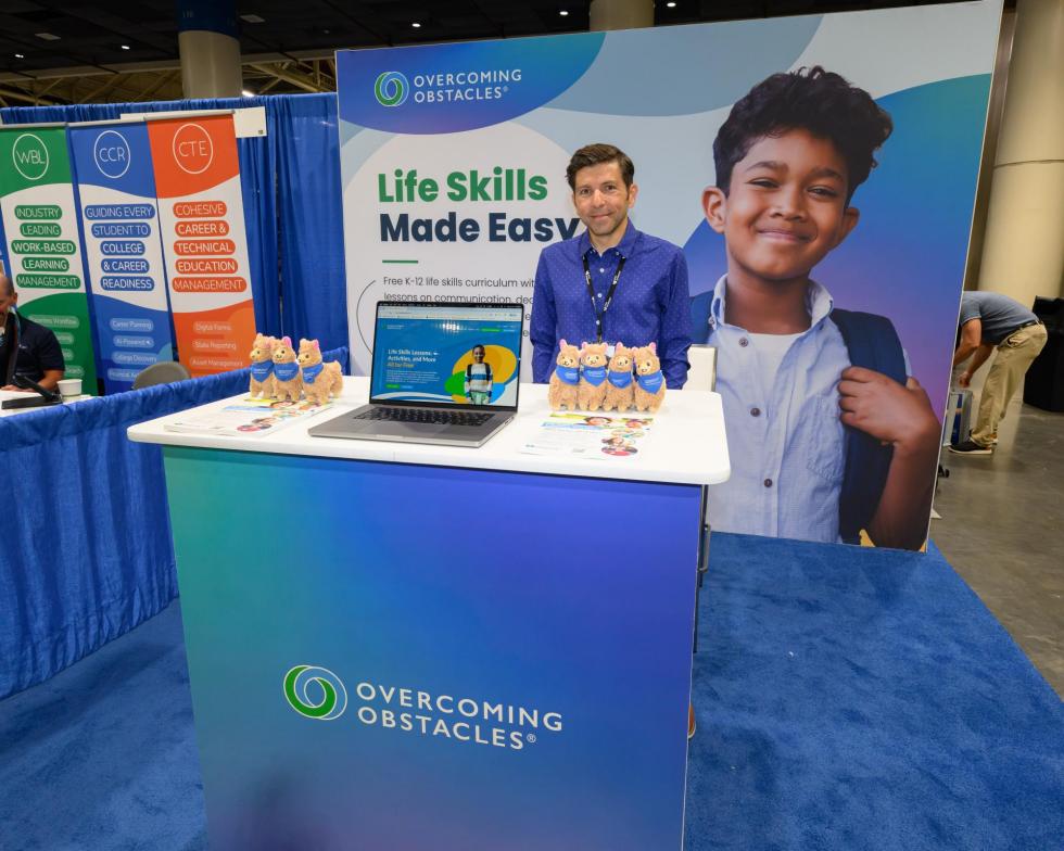 An exhibitor at the 2025 conference