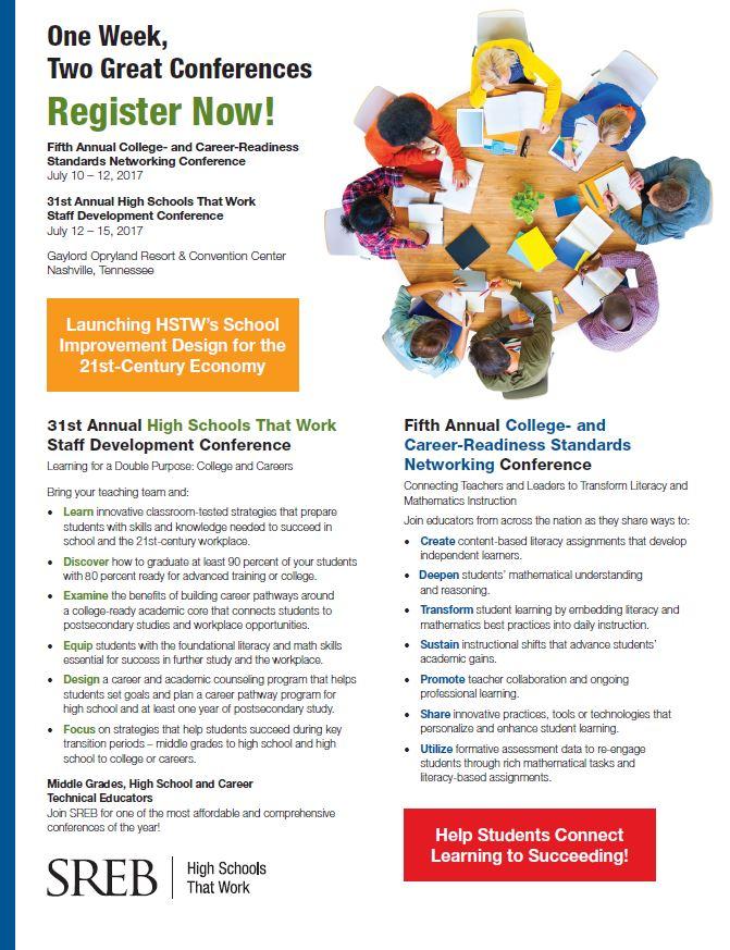 Conference Brochure Southern Regional Education Board