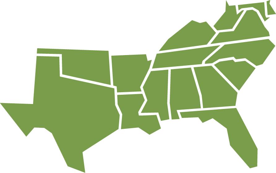 SREB states map