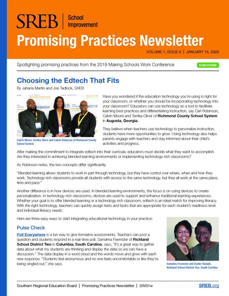 Picture of newsletter cover