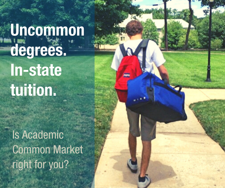 Uncommon degrees. In-state tuition. Is Academic Common Market right for you?