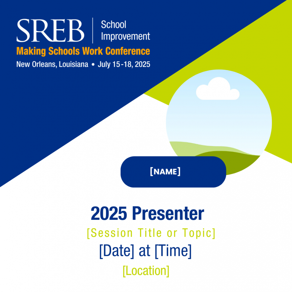 2025 presenter social media template