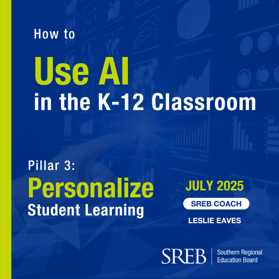 How to Use AI in the K-12 Classroom: Pillar 3 - Personalize Learning