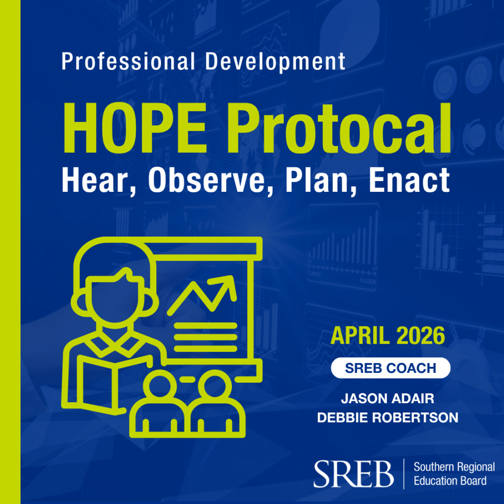 Professional Development: HOPE Protocol (Hear, Observe, Plan, Enact) with Jason Adair and Debbie Robertson