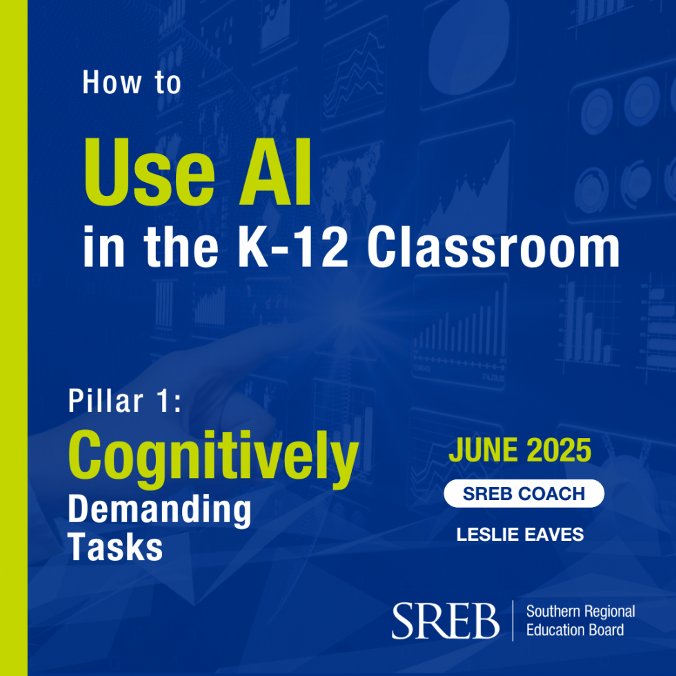 How to Use AI in the K-12 Classroom: Creating Cognitively Demanding Tasks with Leslie Eaves