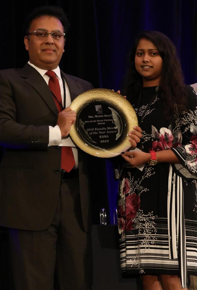 Dr. Mukti Rana and NASA scholar Jessica Patel