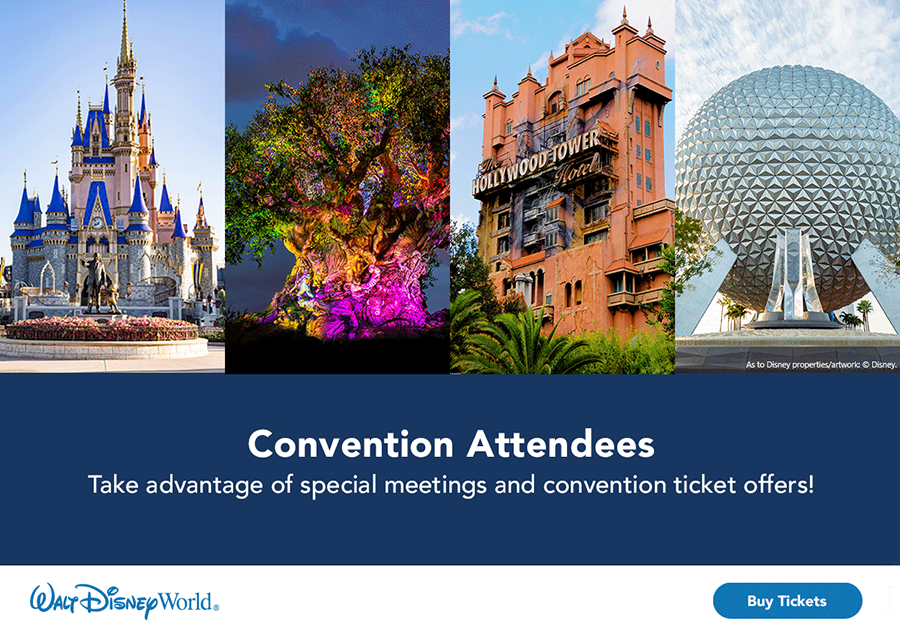Convention Attendees Take advantage of special meetings and convention ticket offers