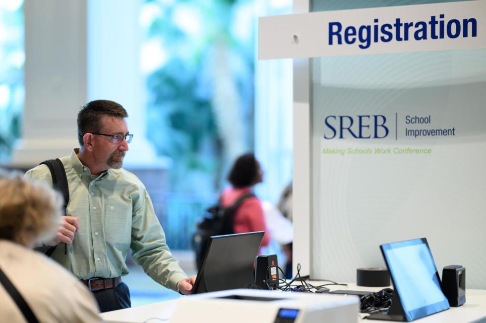 Attendees registering at the 2026 conference