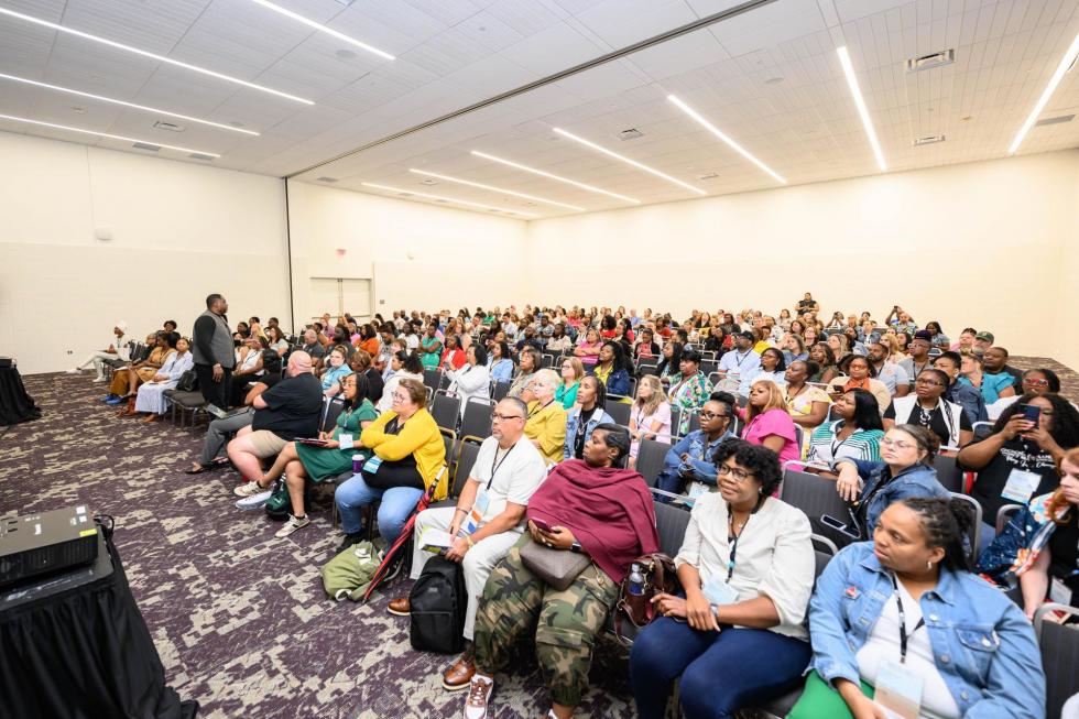 2025 attendees at a packed session