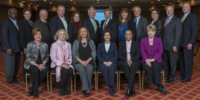 Early Childhood Commission members at a 2015 meeting in Louisville